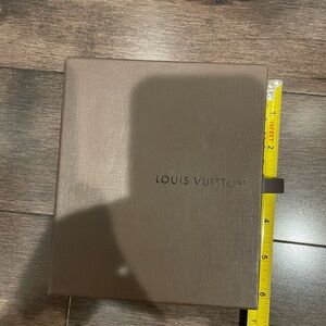Louis Vuitton Brown and beige drawer style Box